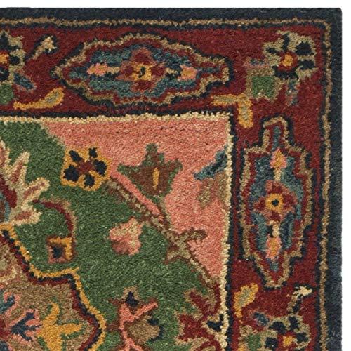 Heritage HG926 Hand Tufted Runner Rug - Red/Multi - 2'3"x18' - Safavieh.