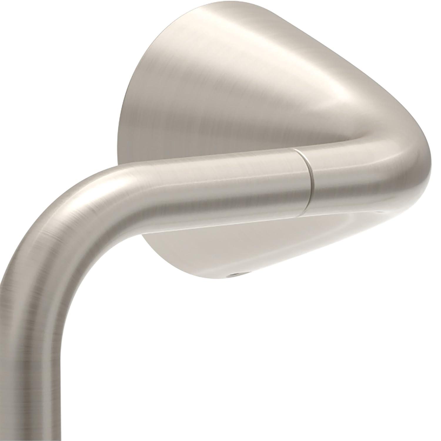 Delta Arvo Wall Mount Square Open Towel Ring Bath Hardware Accessory in Brushed Nickel ARV46-DN