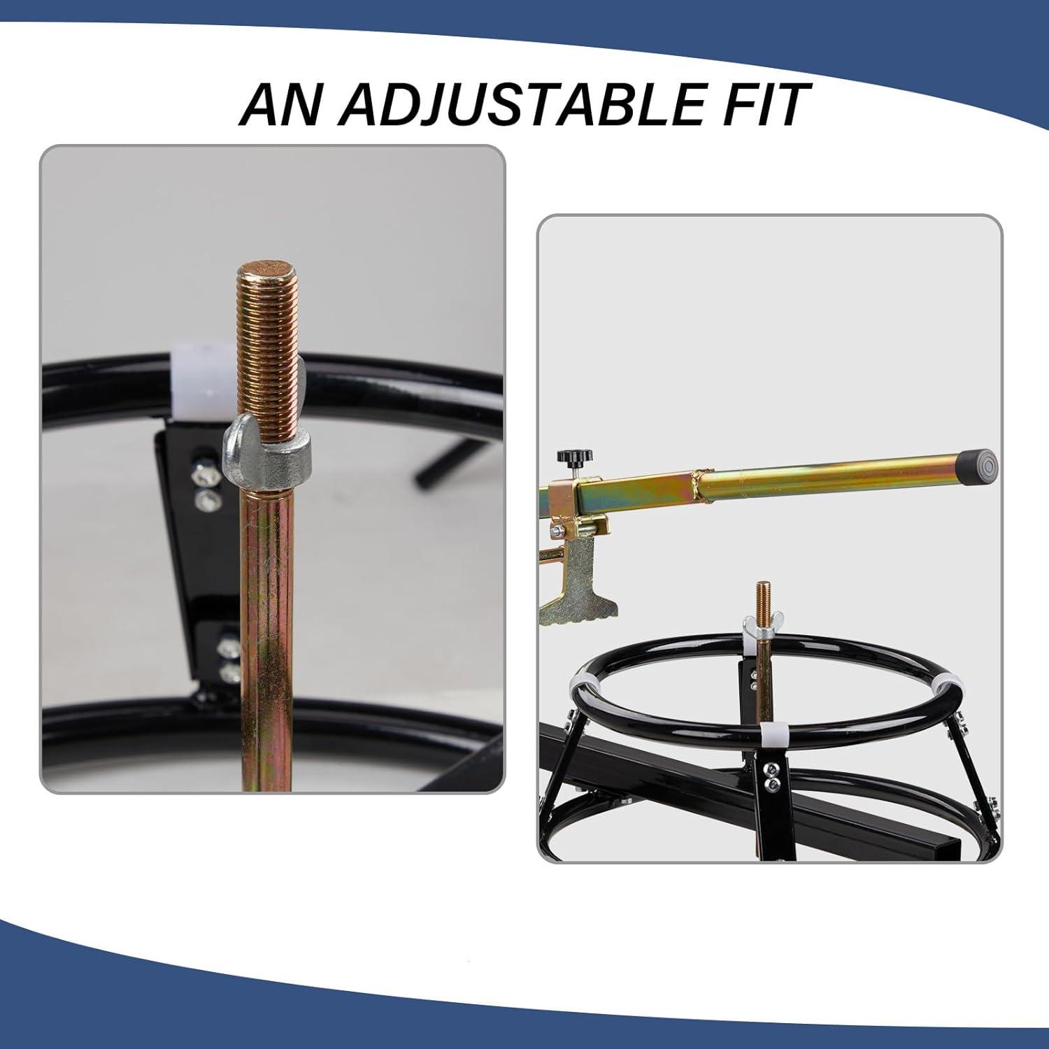 Motorcycle tire Changer for 16in to 21in Tires Dirt Bike Bead Breaker Tire Change Stand Tire Changing Stand Mount, Black