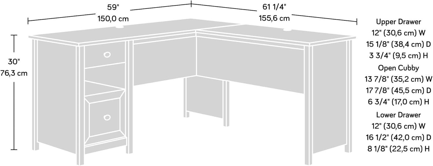 Conner L-Shaped Executive Desk