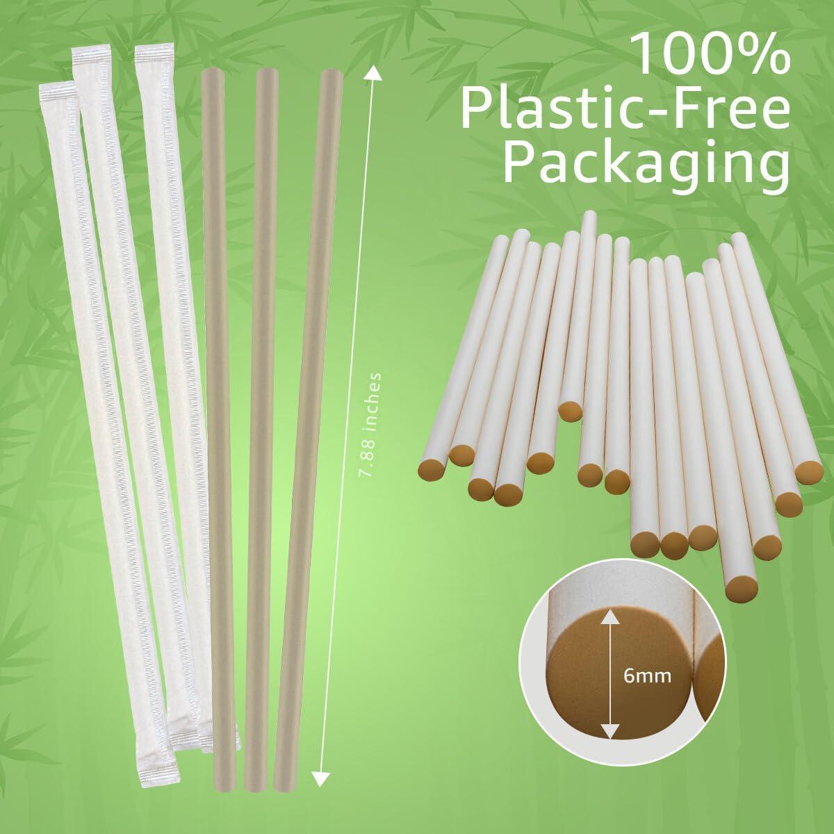 Ibambo Bamboo Straws - Disposable Eco-Friendly Sippers