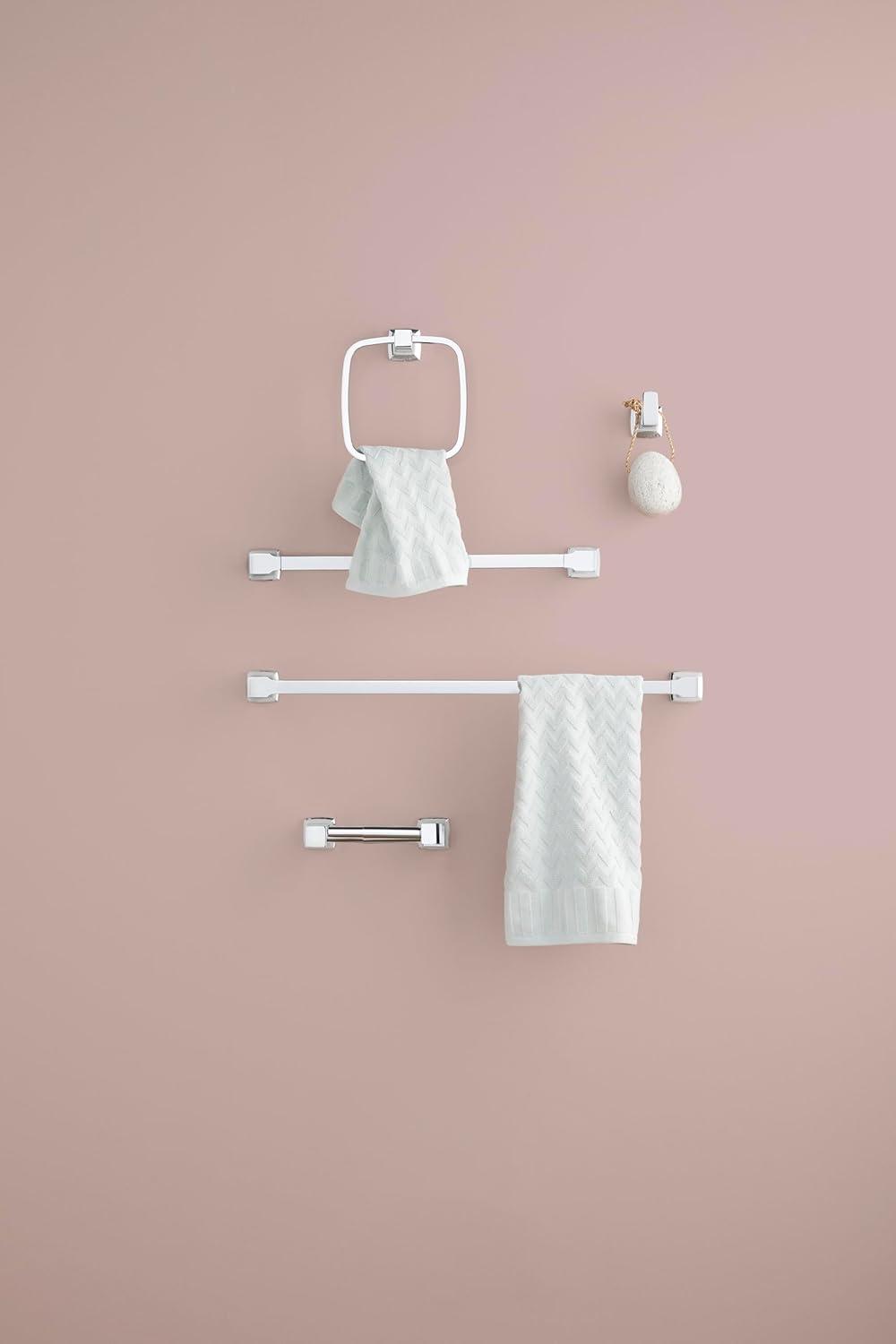 Fairbanks Wall Mounted Towel Ring in Chrome