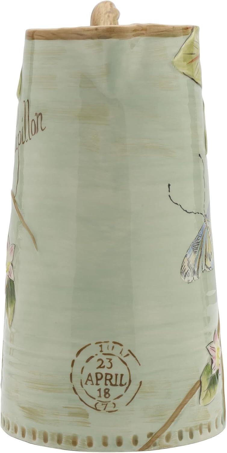 Fitz & Floyd Fitz and Floyd Toulouse Pitcher, 2 1/2-Quart, Green