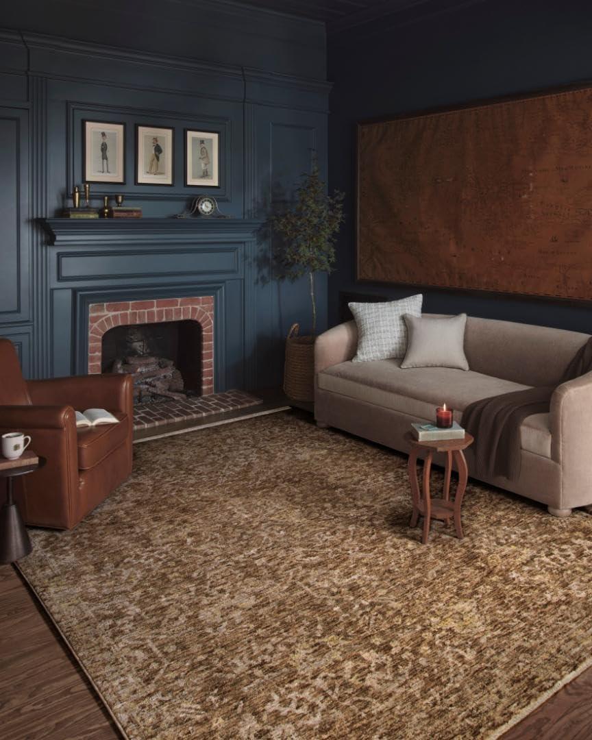 Junie I Rug Magnolia Home by Joanna Gaines x Loloi - Clay and Natural / 2' x 3'