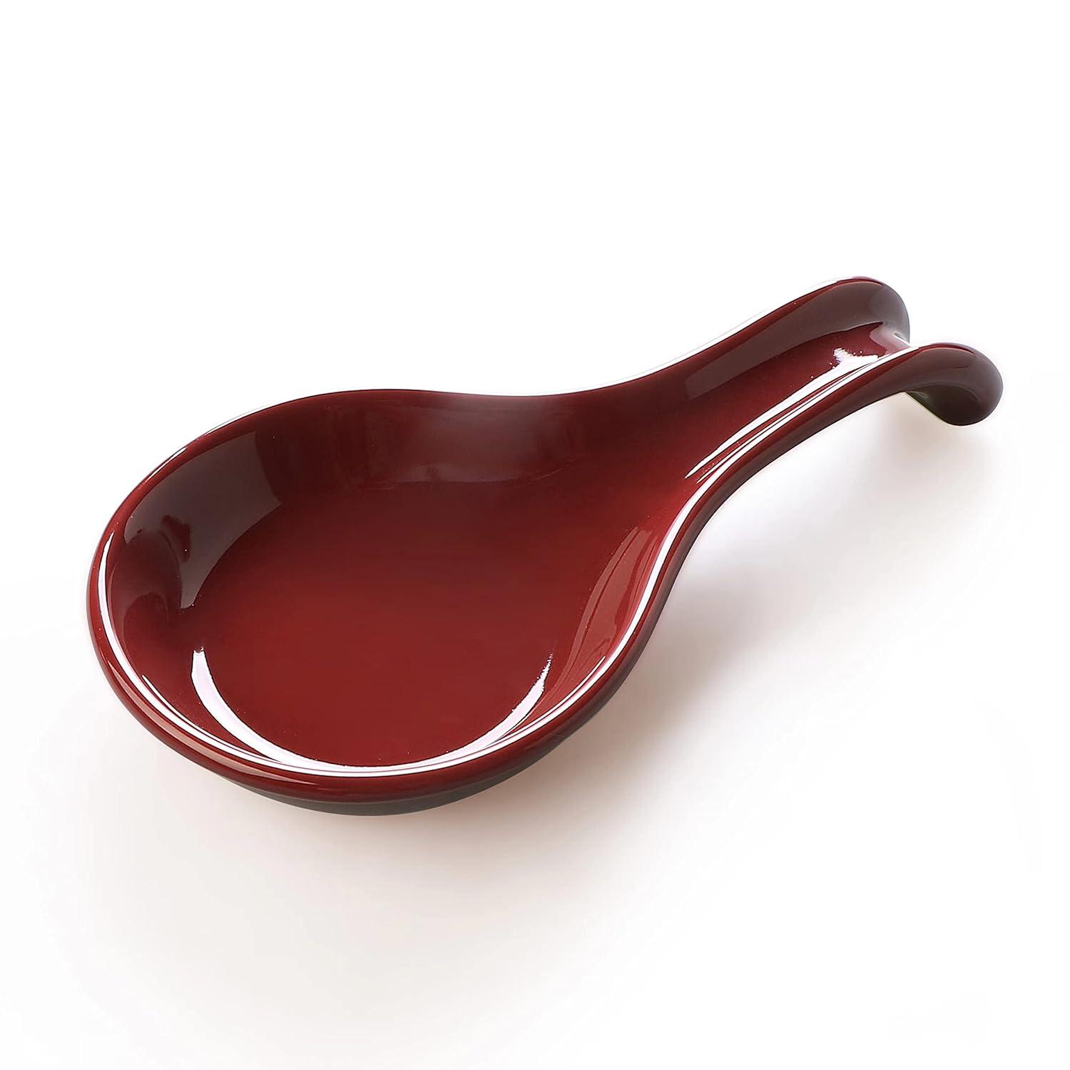 Red Barrel Studio® Newmont Ceramic / Porcelain Oval Spoon Rest