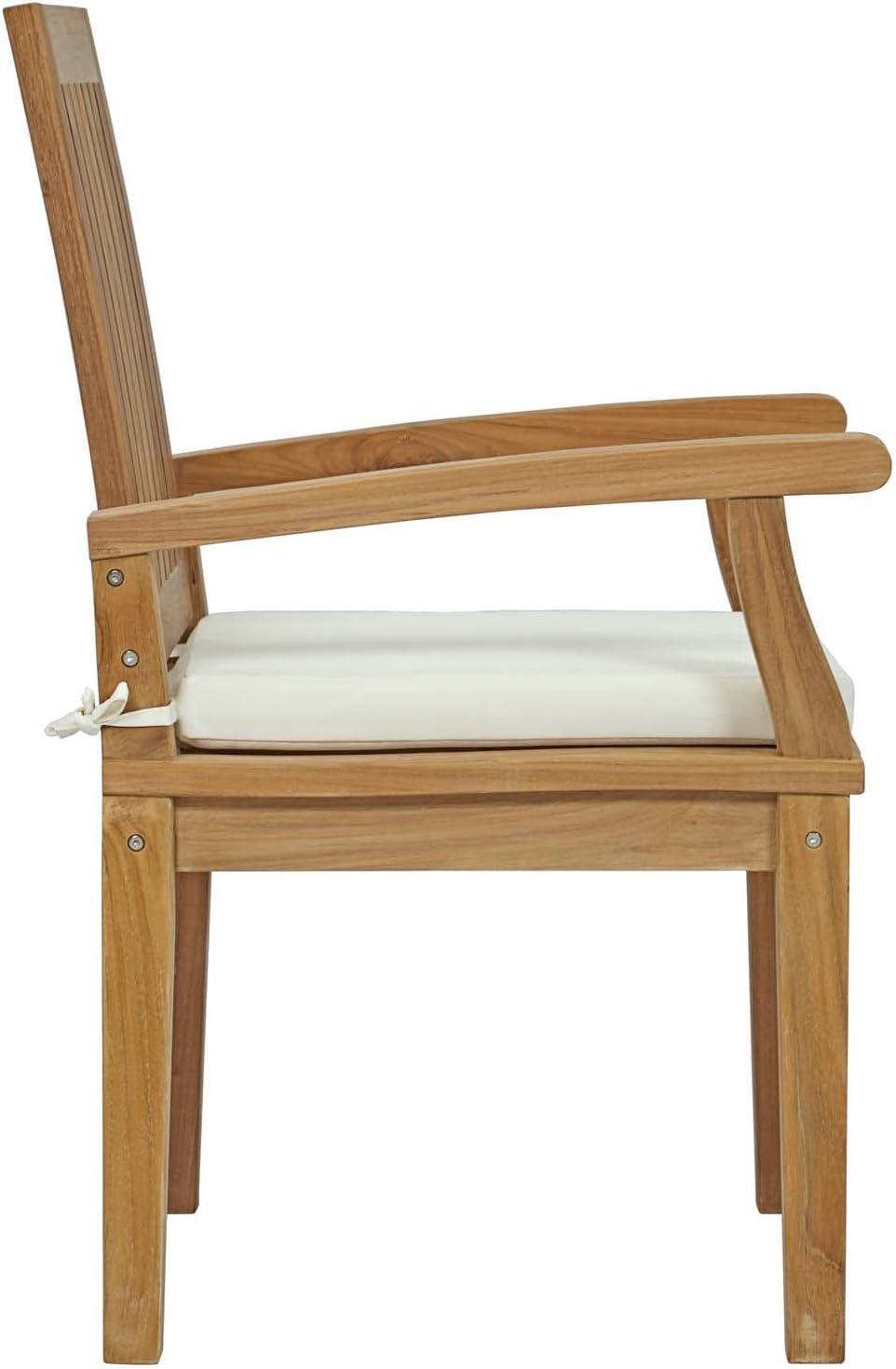 Modway Marina Outdoor Patio Teak Dining Chair