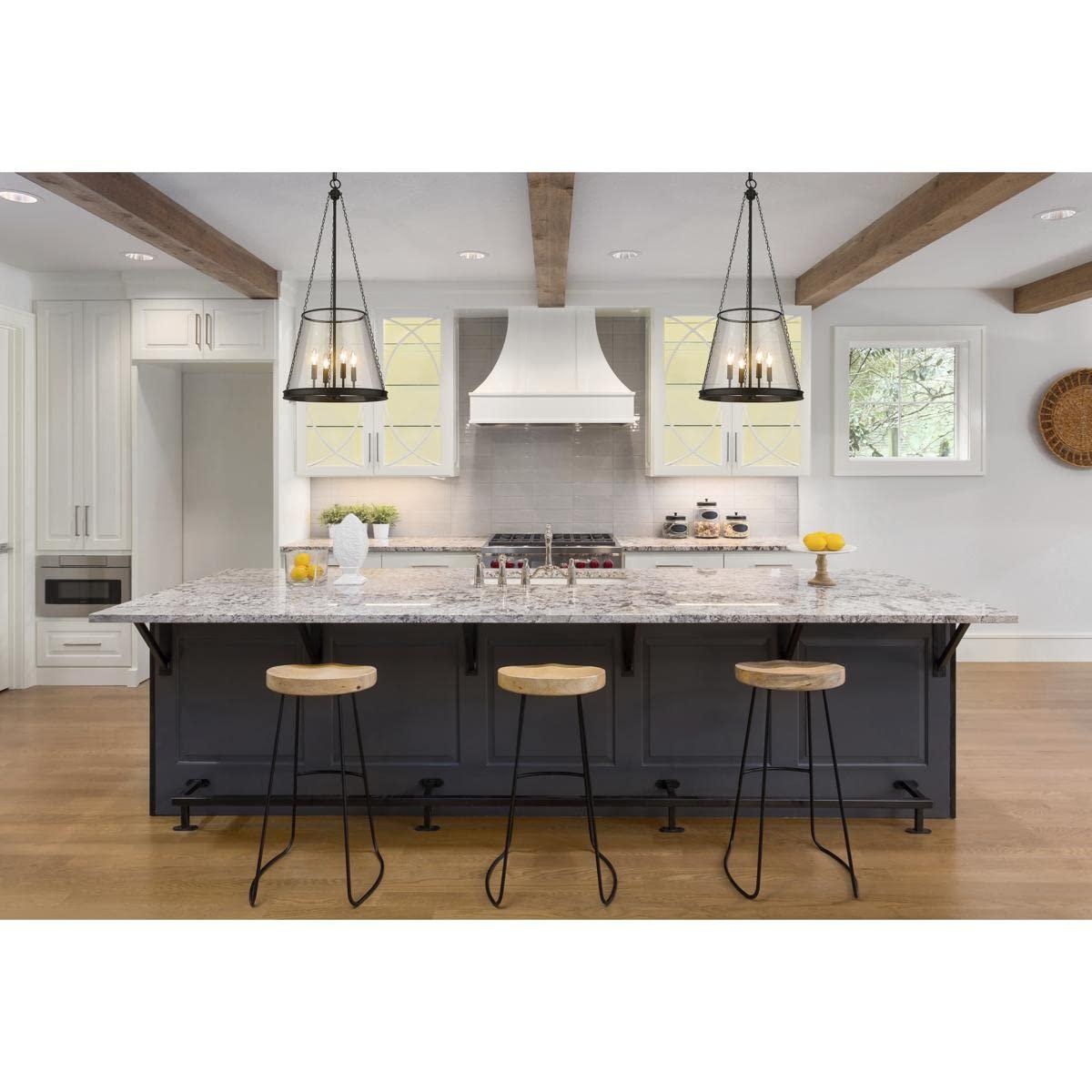 Z-Lite Prescott 4 - Light Pendant in  Matte Black