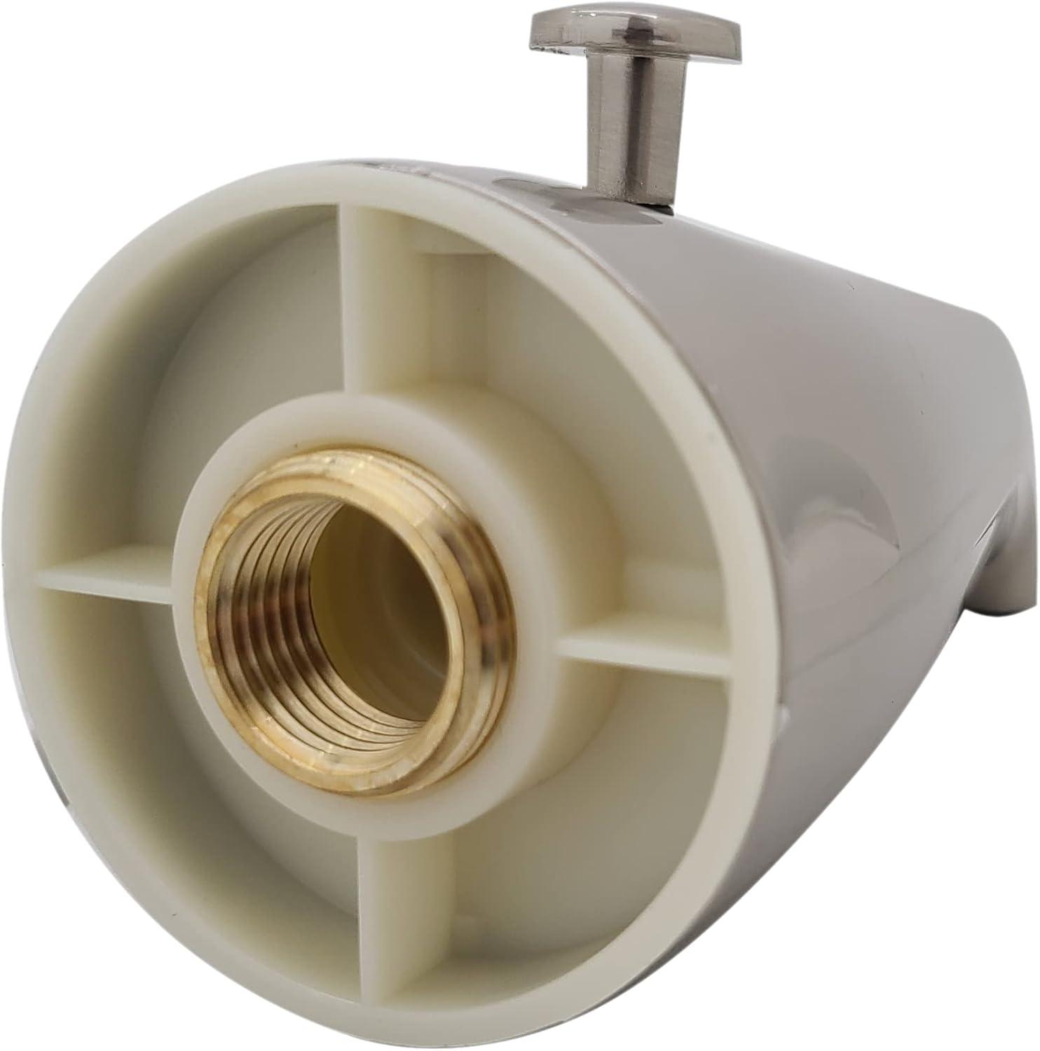 5-1/4" Rear Diverter Tub Spout with 1/2" or 3/4" IPS Rear Connection