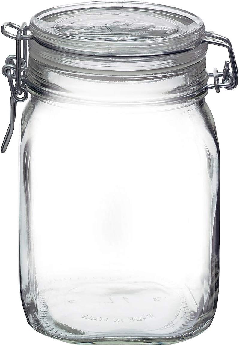 Bormioli Rocco Fido Clear Jar, 33-3/4-Ounce