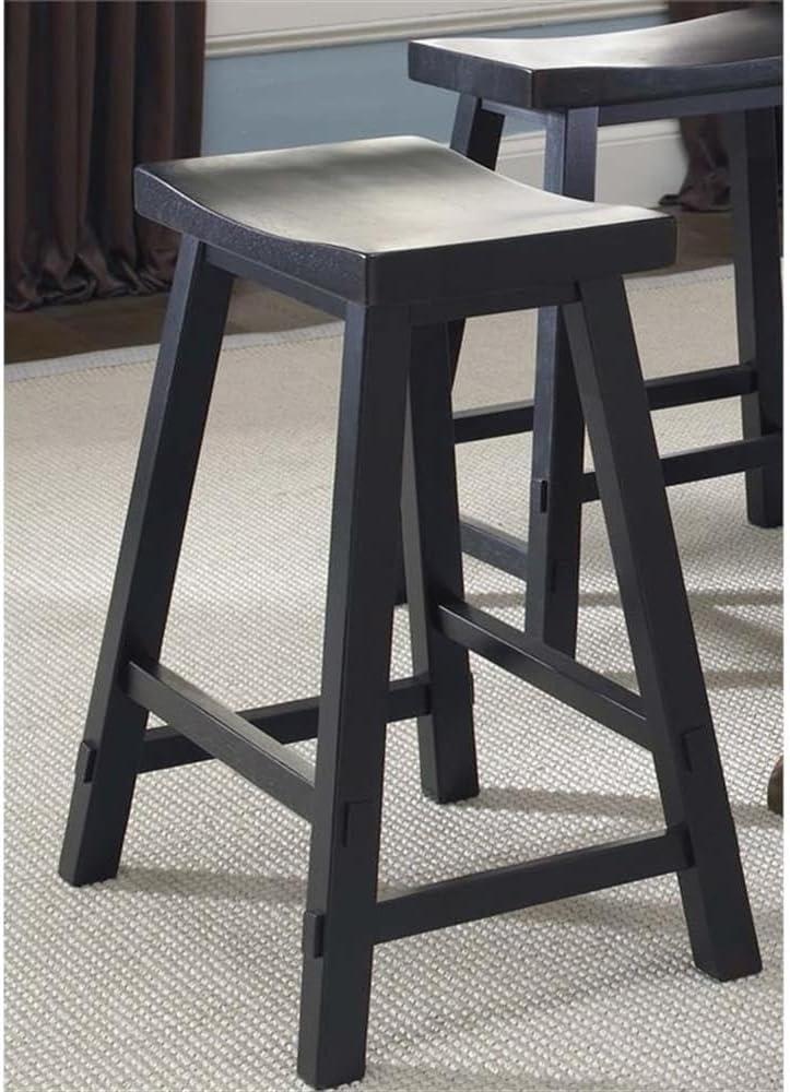 Liberty Furniture Creations 30 Inch Sawhorse Barstool - Black