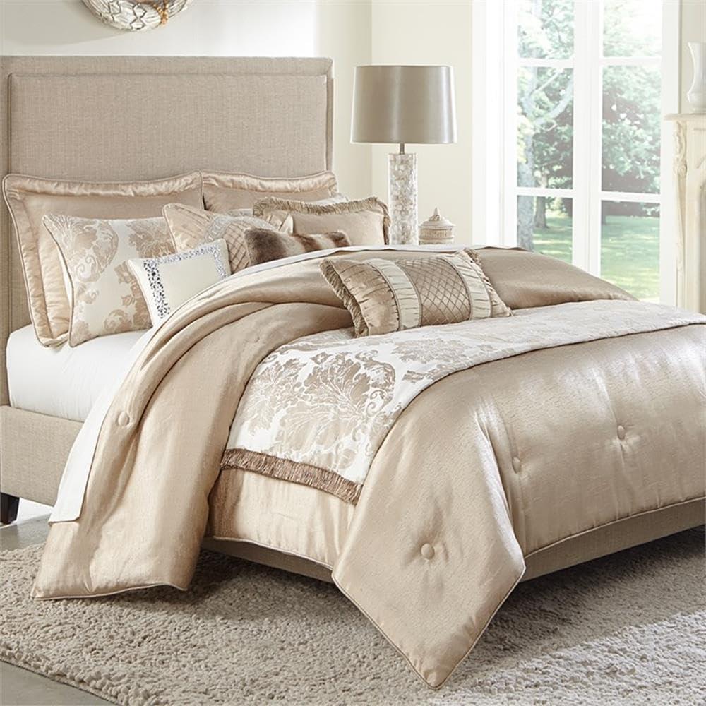 Palermo 10-Piece Comforter Set - Sand