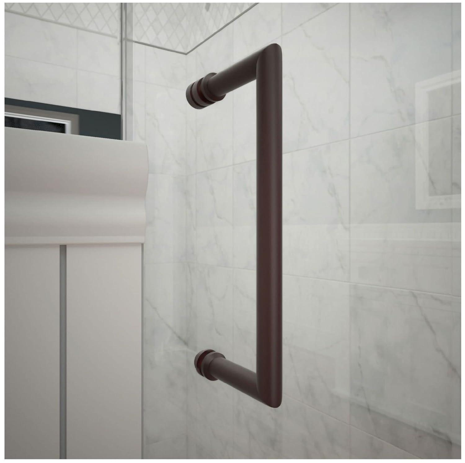 Unidoor-X 24 " W x72" H Hinged Frameless Shower Door