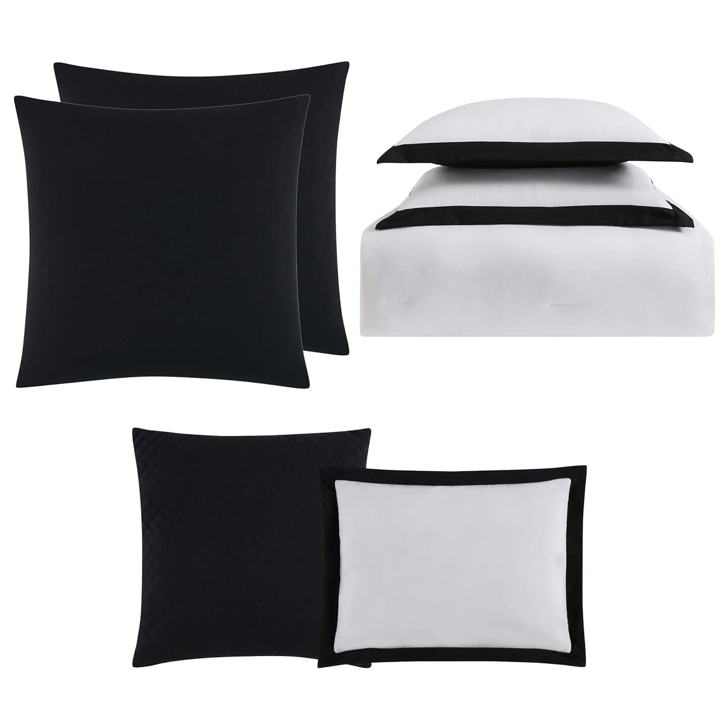 Truly Soft Everyday Modern & Contemporary Box Stitch Comforter Set