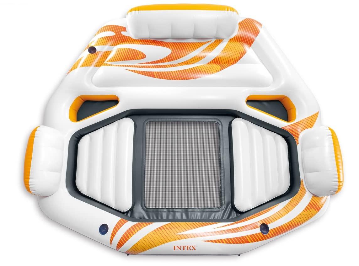 Intex Vista Inflatable Lake Island Raft Float 94" W x 81" L x 20" H