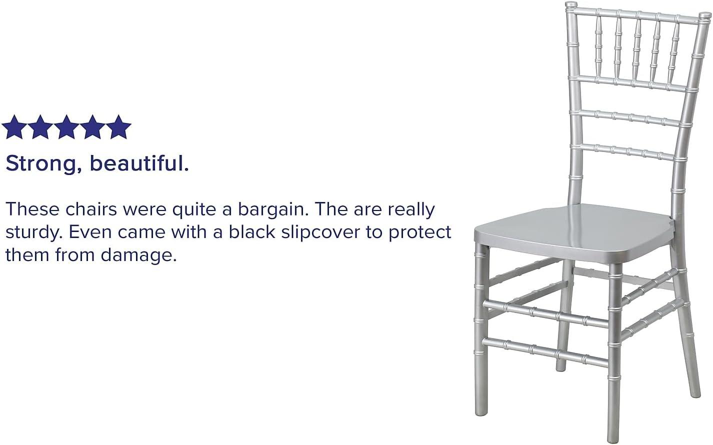 Flash Furniture HERCULES PREMIUM Series Resin Stacking Chiavari Chair