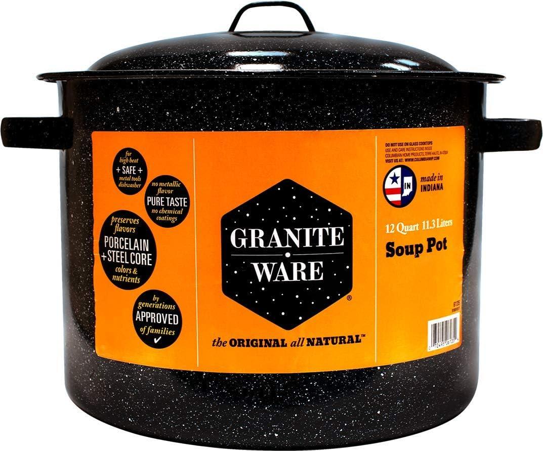 Eternal 12 qt. Non-Stick Carbon Steel Stock Pot with Lid & Reviews | Wayfair