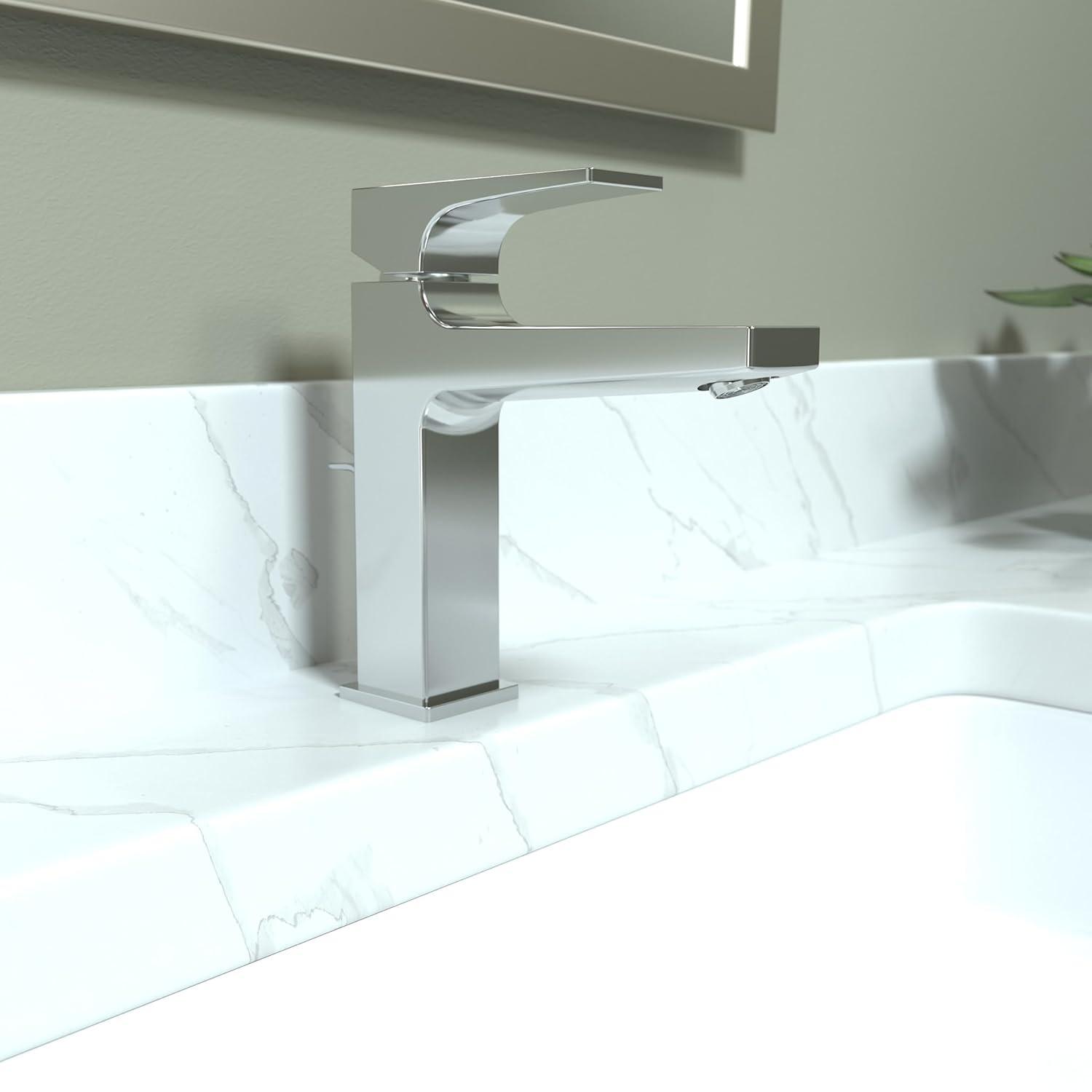 Hansgrohe Metropol Single-Hole Faucet 110 with Lever Handle and Drain Assembly, 1.2 GPM