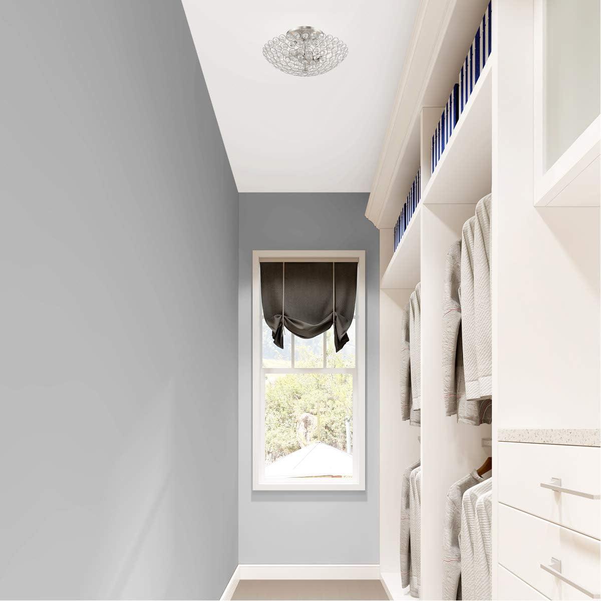 Livex Lighting Cassandra 2 - Light Semi-Flush Mount in  Brushed Nickel