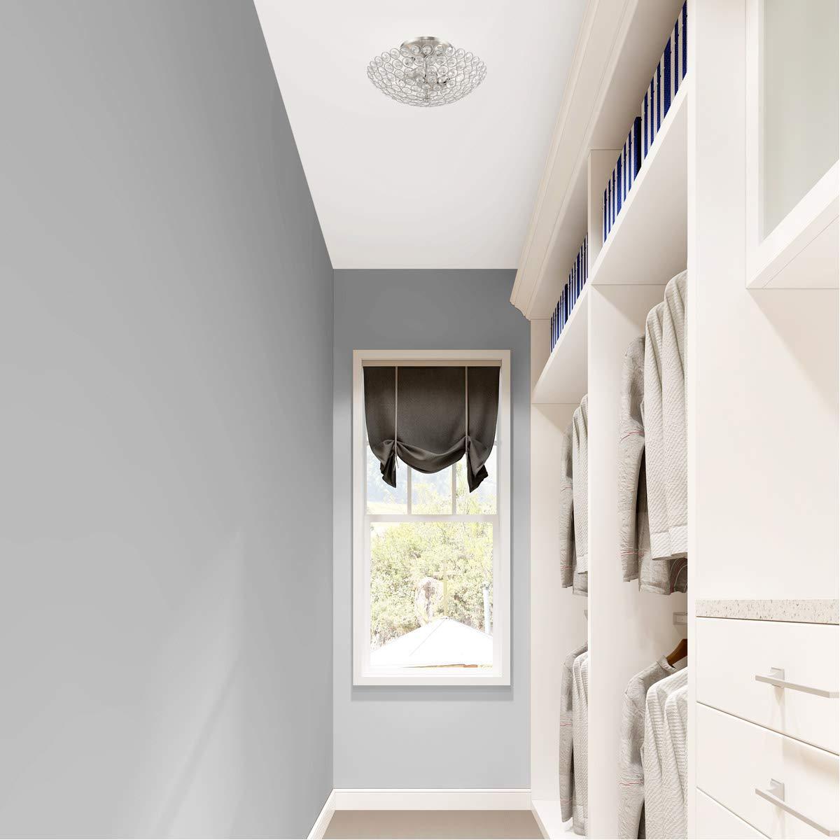 Livex Lighting Cassandra 2 - Light Semi-Flush Mount in  Brushed Nickel