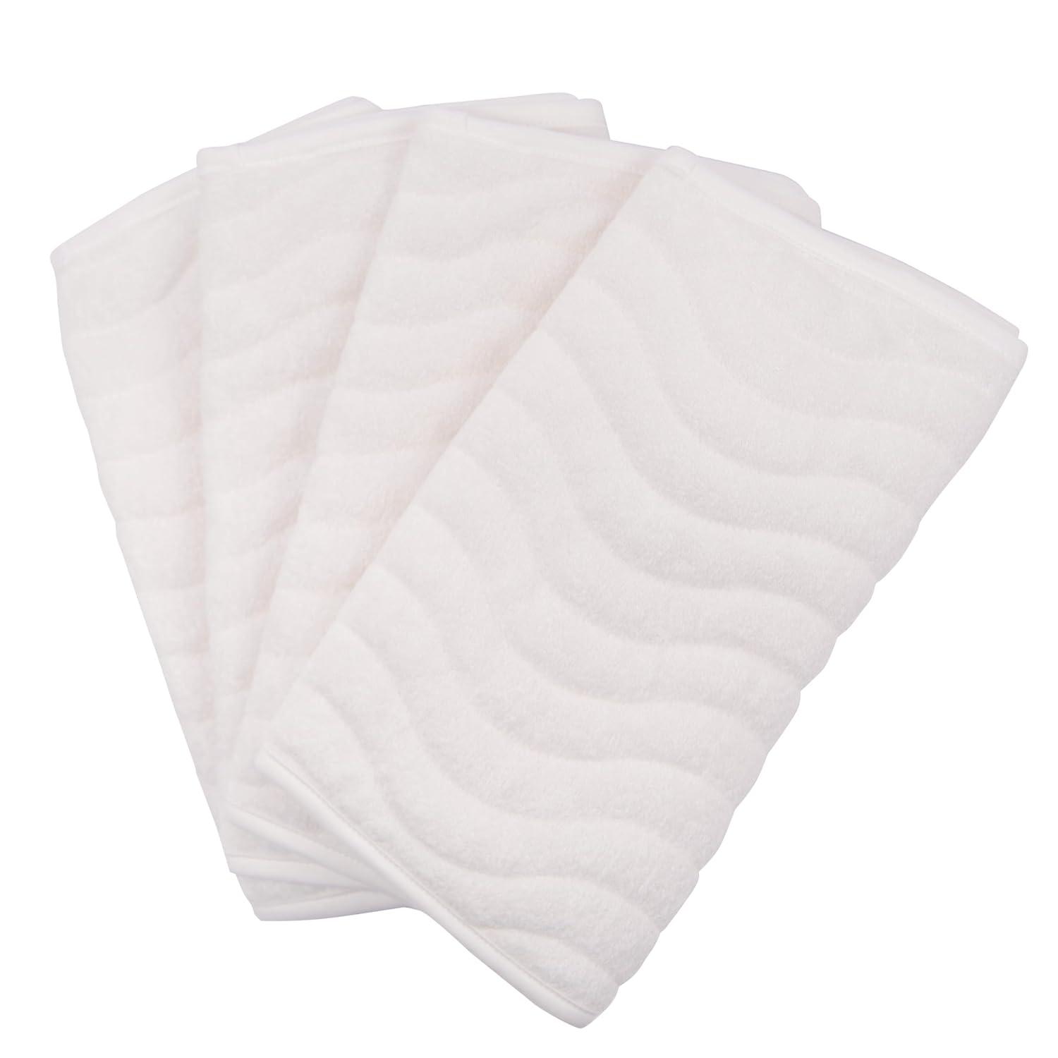 Ubbi Quilted Reusable Changing Pad Liner Covers - White