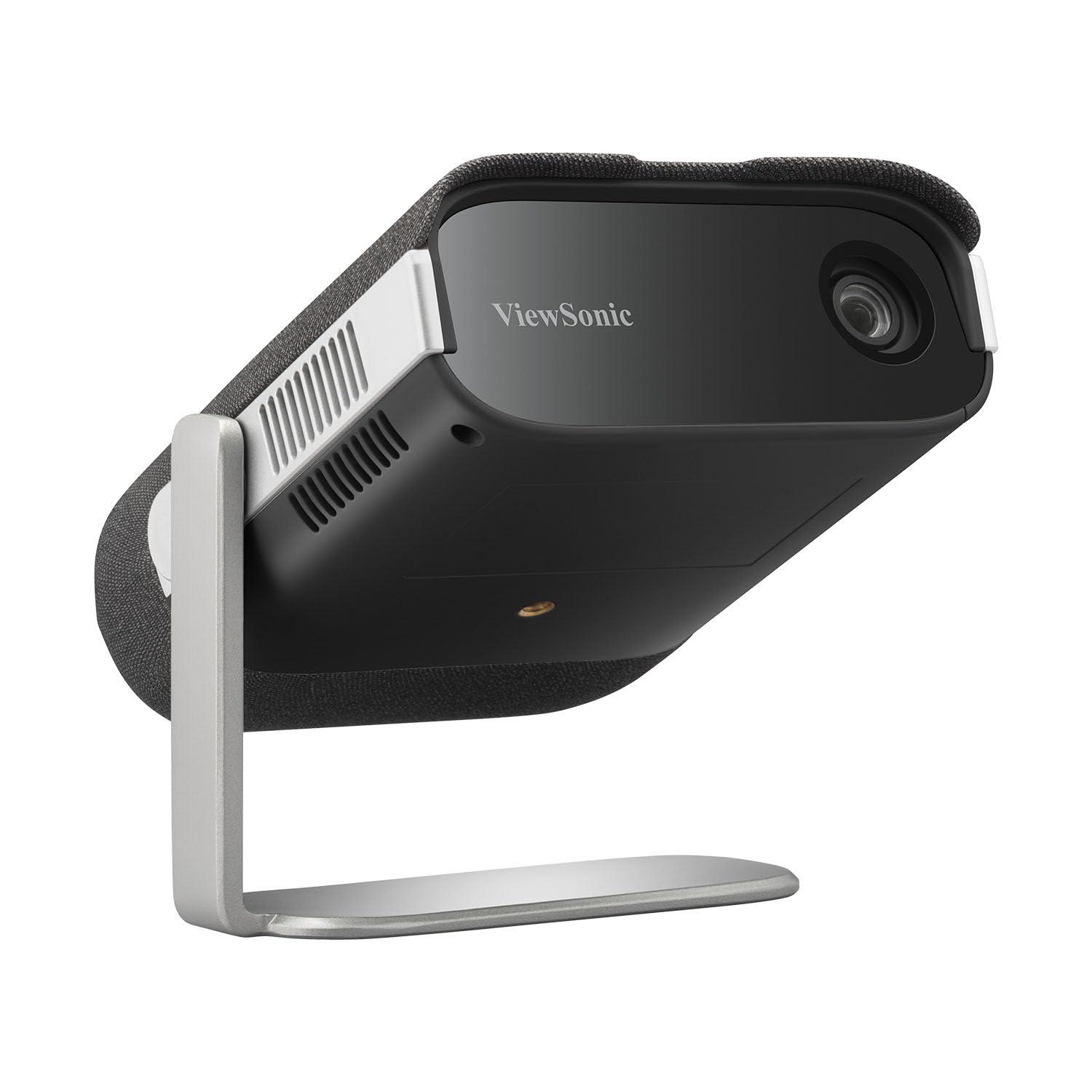 ViewSonic M1X Portable LED Projector with Smart Stand, Harman Kardon Speakers, Built-In Battery, H/V Keystone, 4 Corner Adjustment, Bluetooth, Wi-Fi,