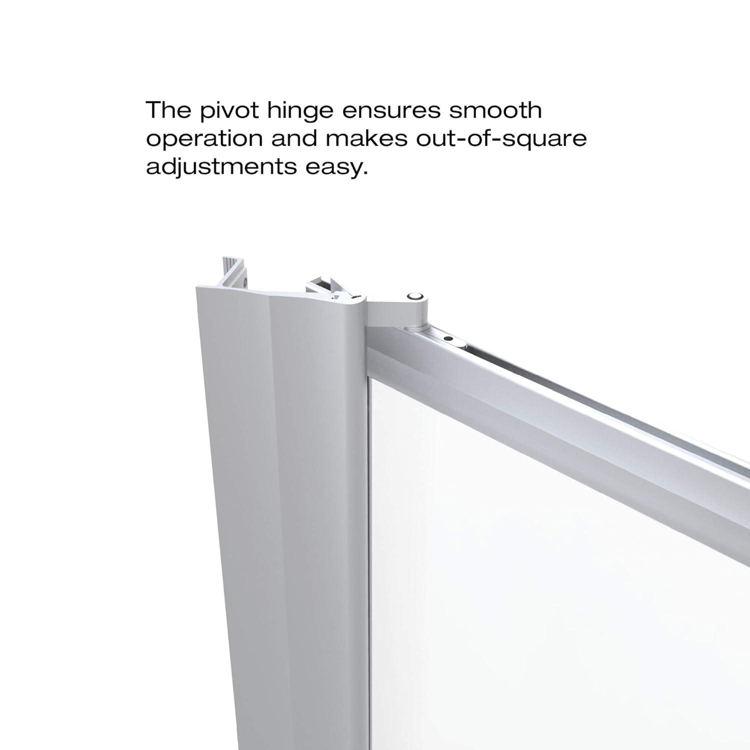 Sopora 22.75" W x 63.5" H Pivot Framed Shower Door