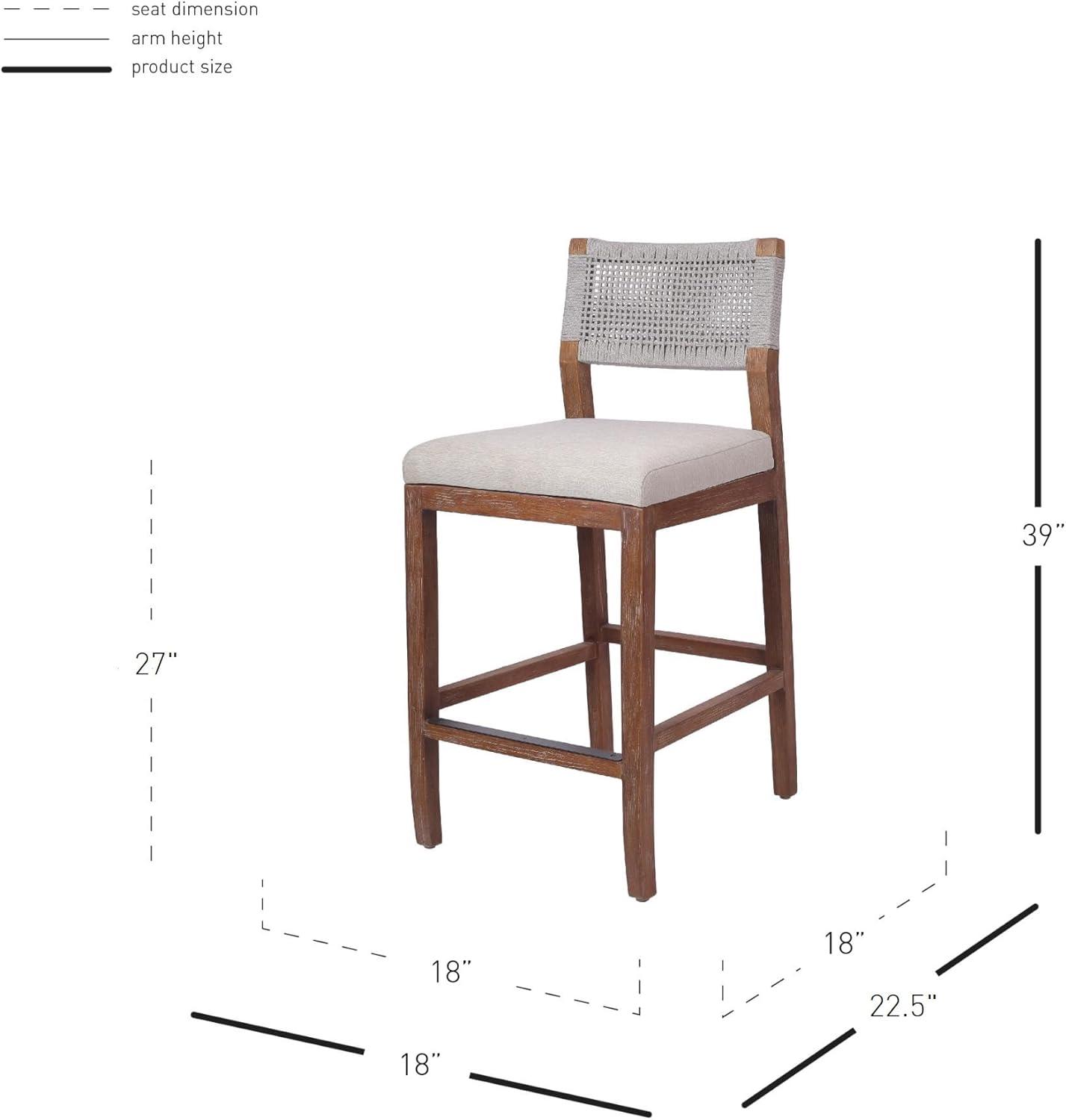 Pierre Rope Counter Stool