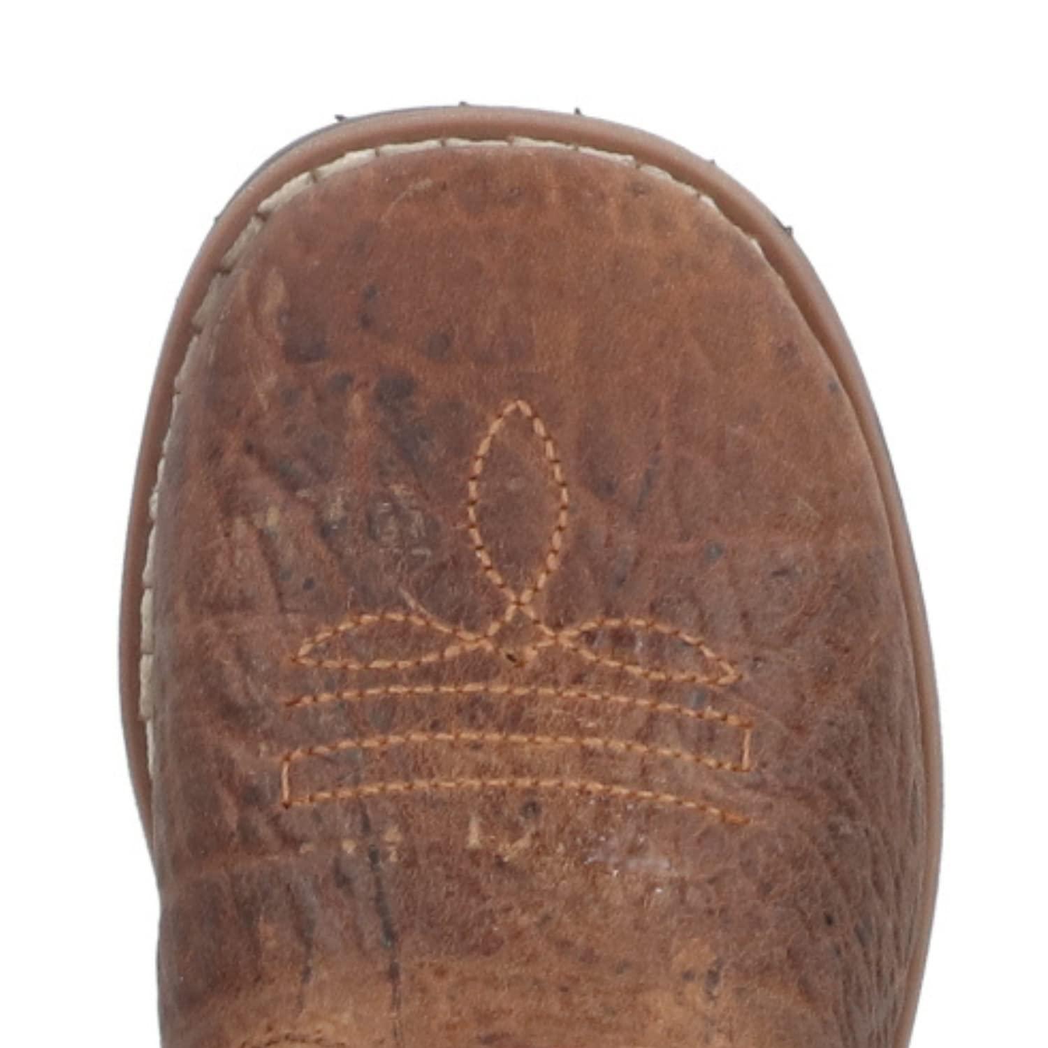 Autry Brown Genuine Leather Mid-Calf Western Boots
