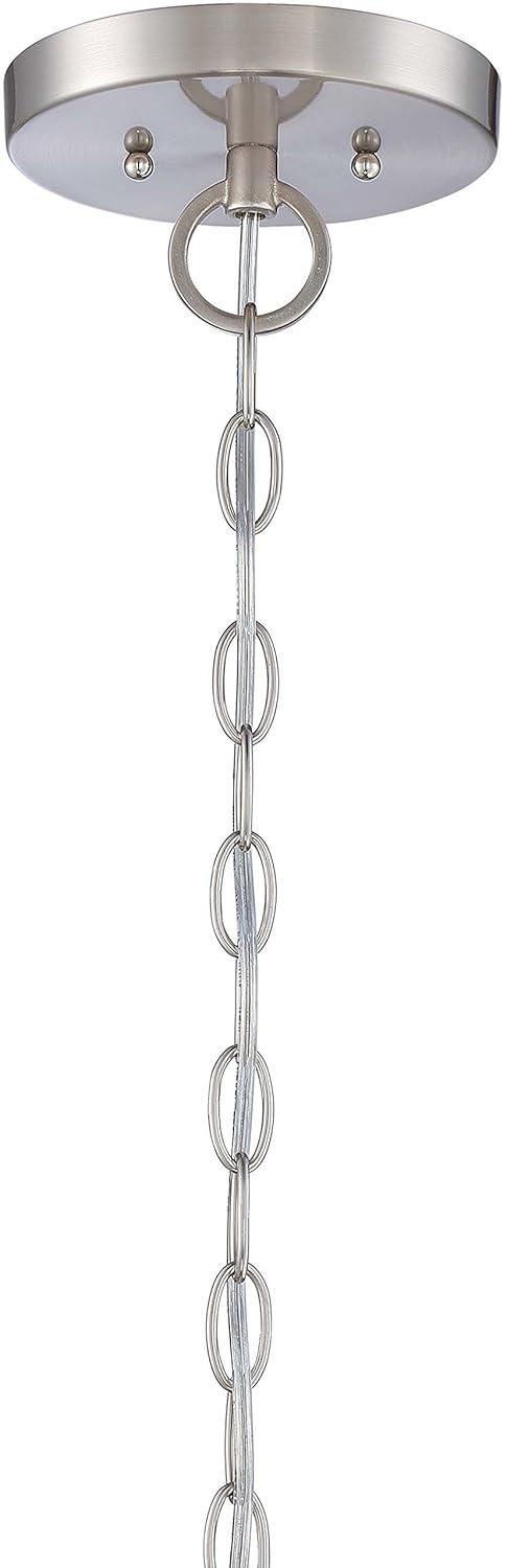 Minka Lavery Minka Parsons Studio 18" Wide Brushed Nickel 3-Light Chandelier