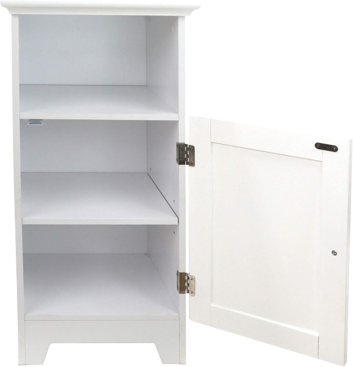 Redmon Single Door Cabinet 13.25W x 11.75D x 27.75H, White