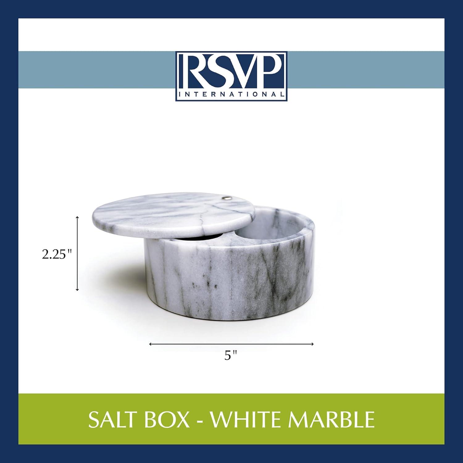 Salt Box - White Marble