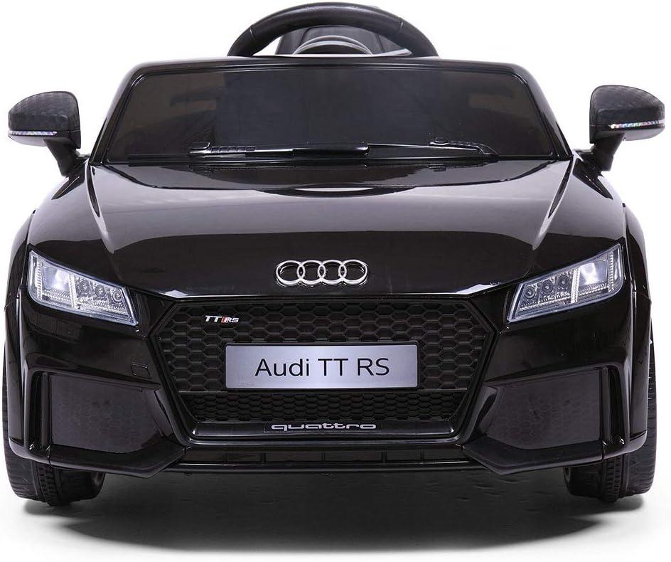 Black 12V Audi TT RS Licensed Electric Ride-On Car