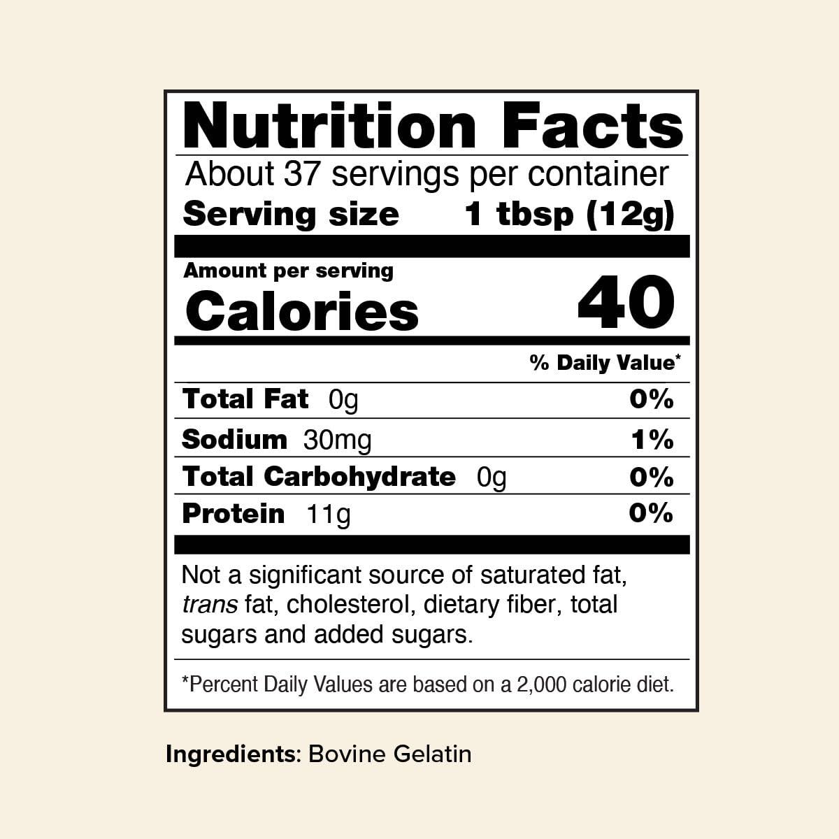 Great Lakes Wellness Culinary Gelatin Unflavored - Case of 1 - 16 oz