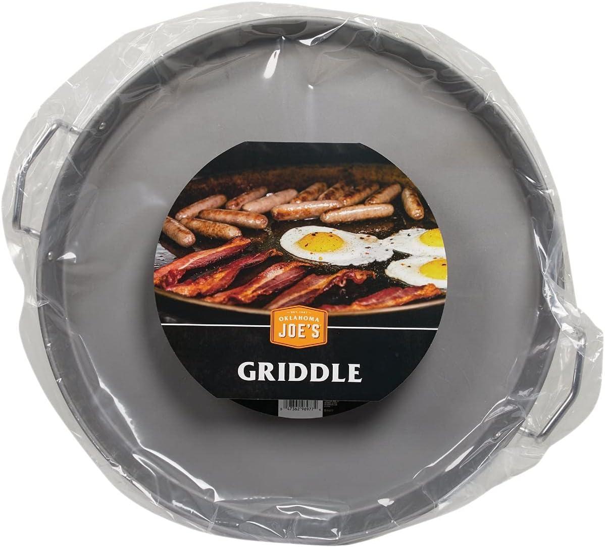 19-Inch Gray Carbon Steel Griddle Pan