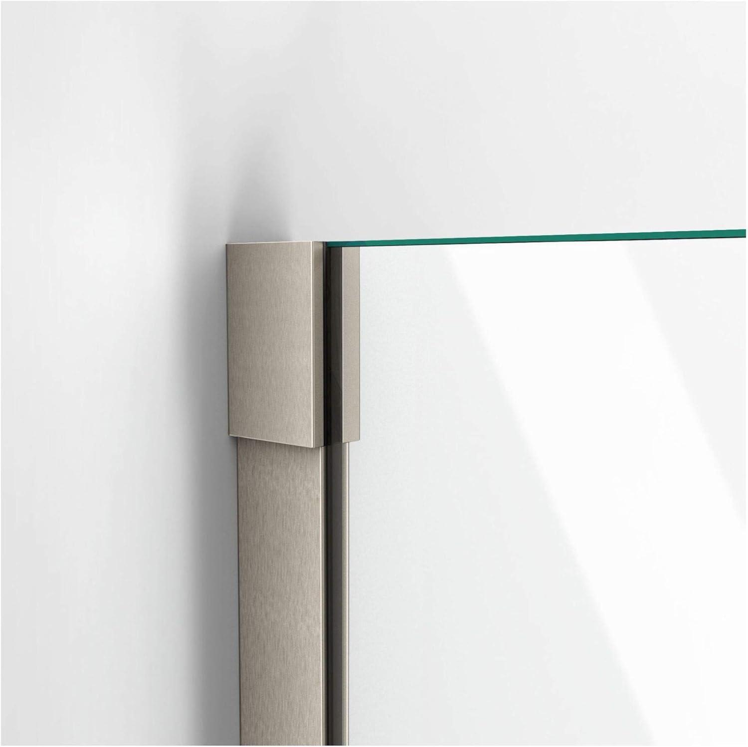 Unidoor-X 24 " W x72" H Hinged Frameless Shower Door