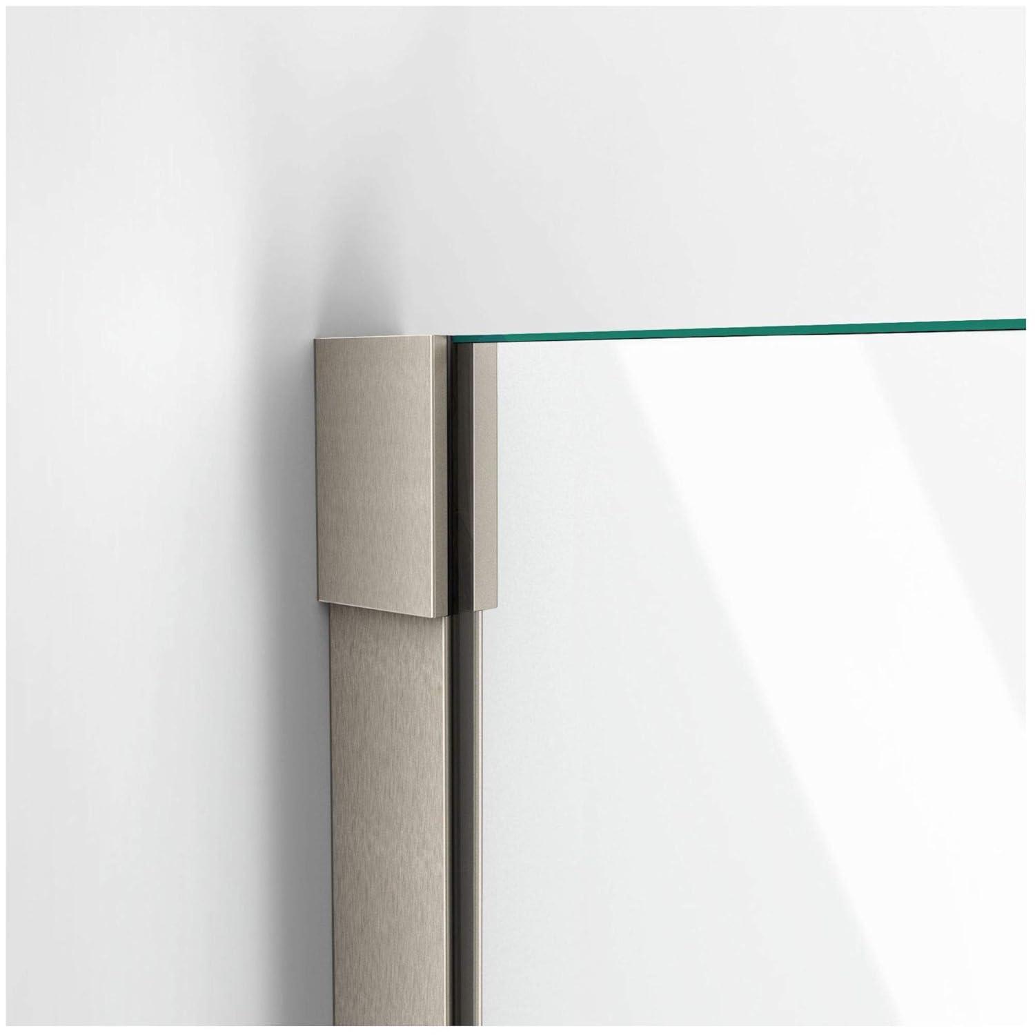 Unidoor-X 24 " W x72" H Hinged Frameless Shower Door