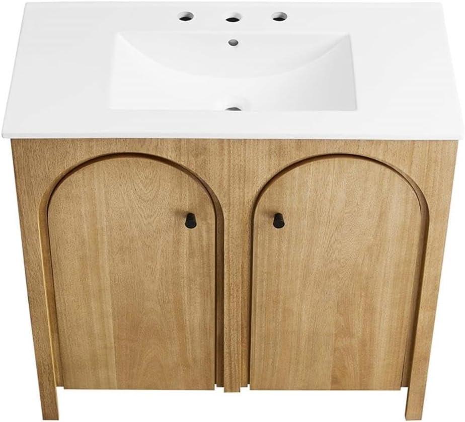 Modway Modway Appia 36'' Single Bathroom Vanity with Ceramic Top