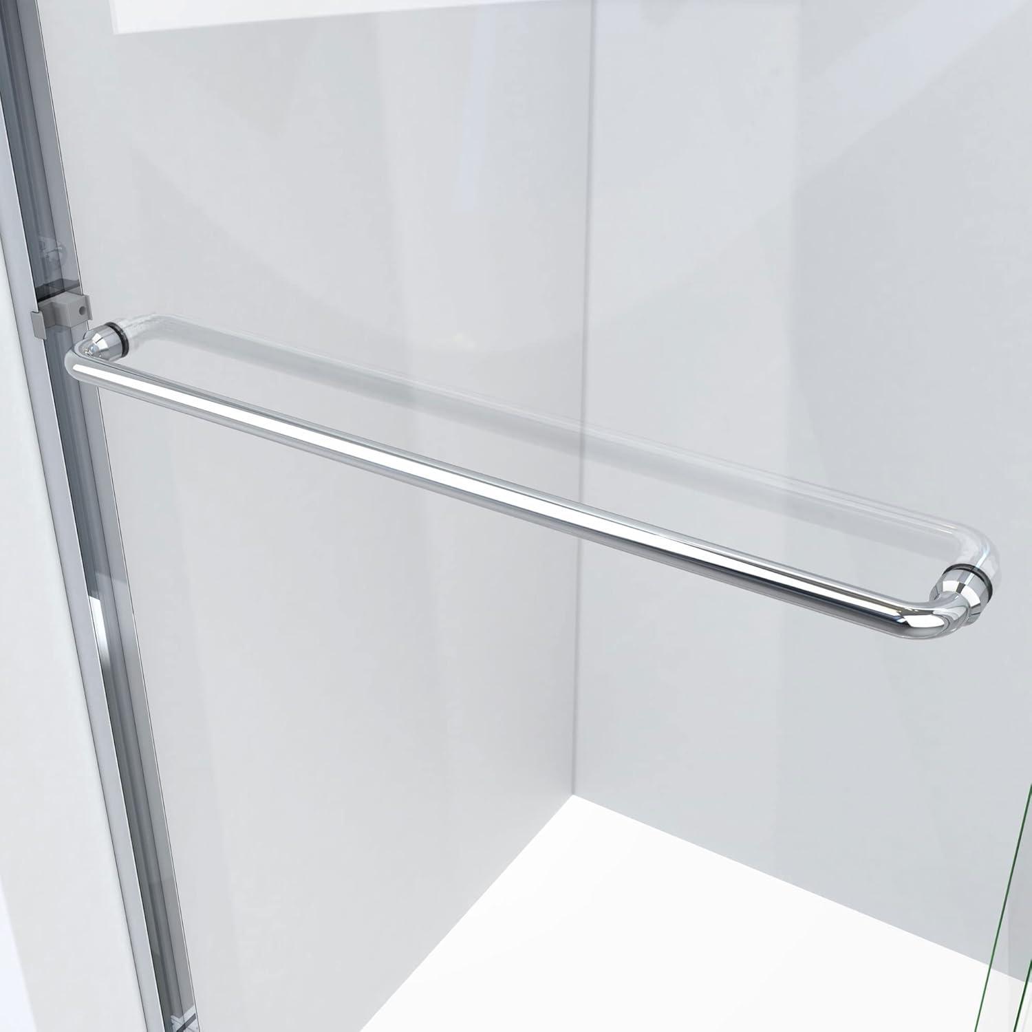 Alliance Pro 56" W x 76" H Bypass Semi-Frameless Shower Door with ClearMax Technology