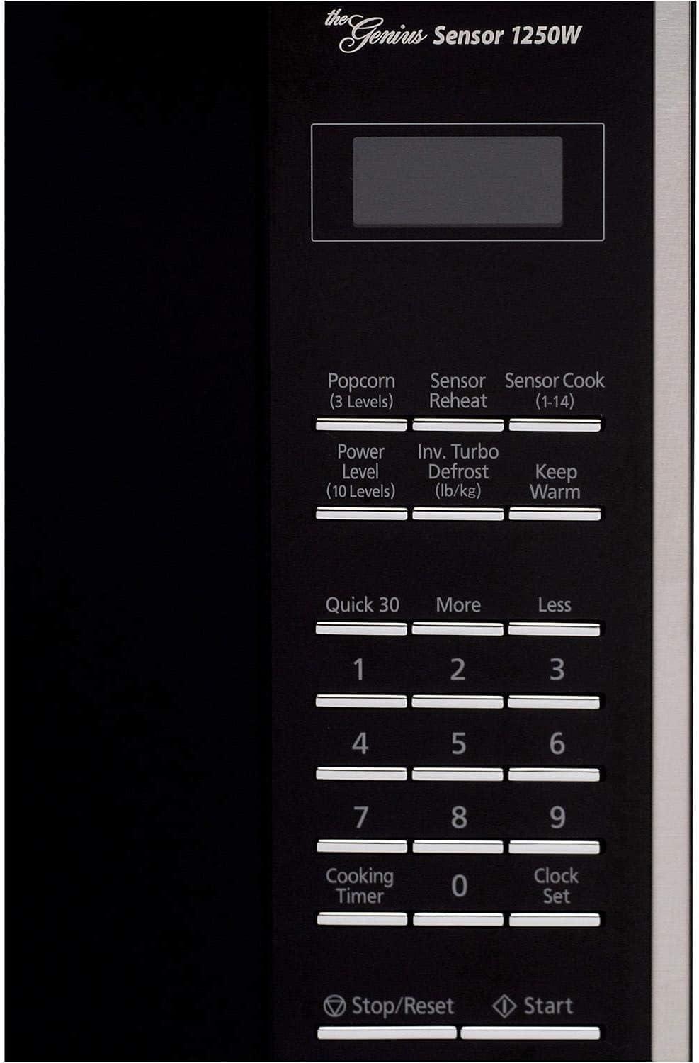 Panasonic 2.2 cu ft Countertop Microwave Oven in Stainless Steel