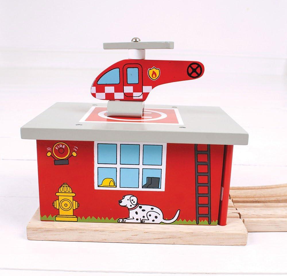 Bigjigs Rail - Firestation Shed