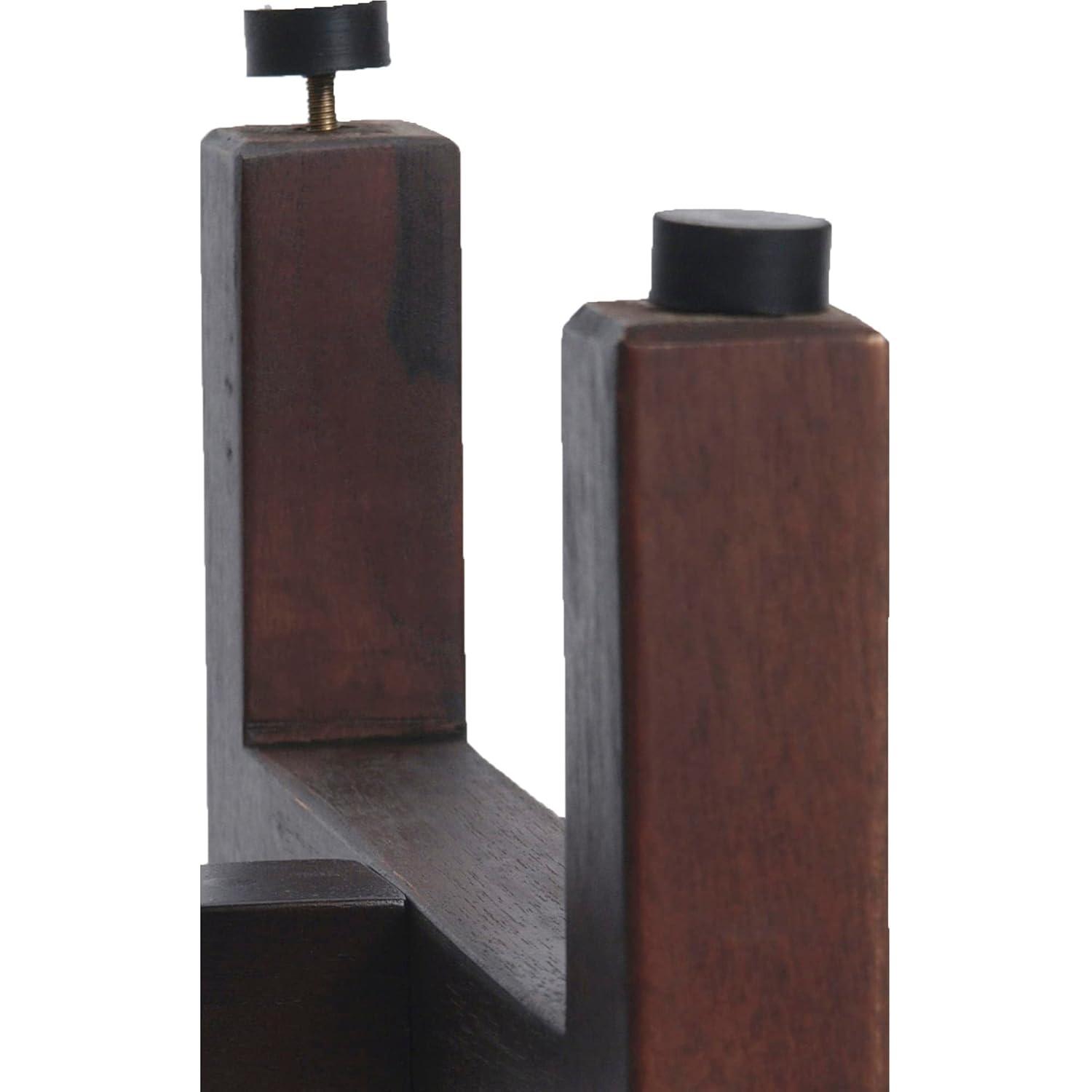 DecoTeak Eleganto 29 Inch Brown LiftAide Arms Waterproof Teak Wood Shower Bench Stool Seat Chair for Inside Shower Storage Shelf Provides Safety, Storage, and Organization for Bathroom Accessories