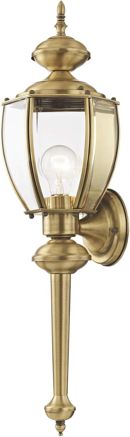 Livex Lighting 1 - Light Wall Light in  Antique Brass