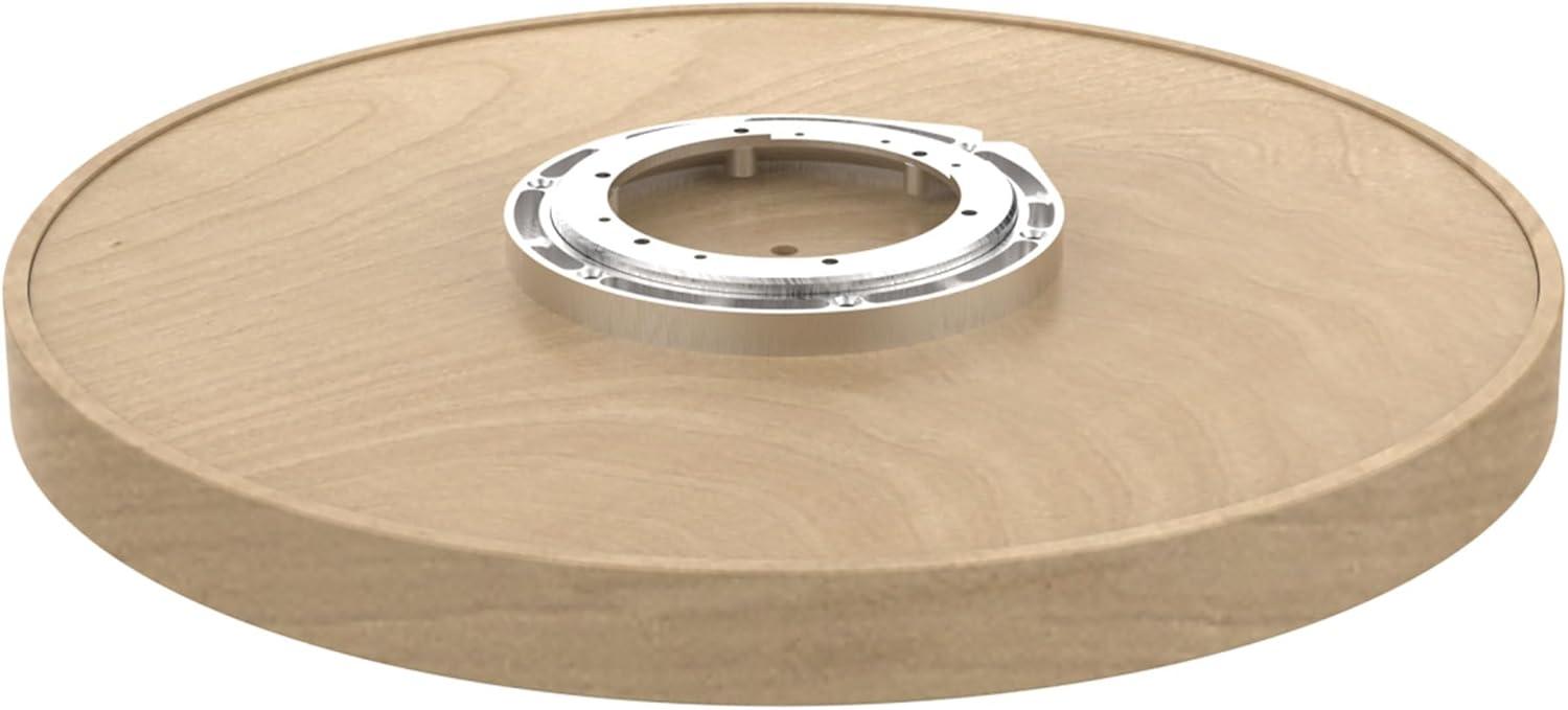 Rev-A-Shelf Lazy Susan Wooden Circle 1-Shelf w/Swivel Bearings