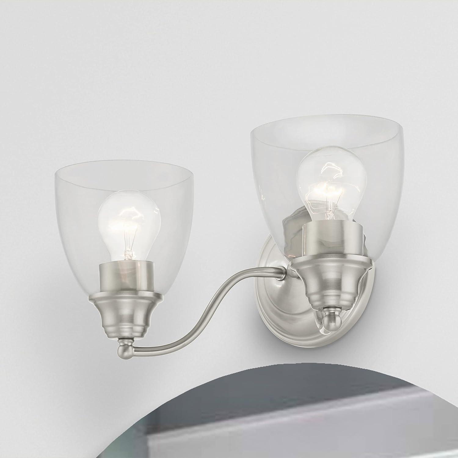 Livex Lighting Montgomery 2 - Light Vanity in  Brushed Nickel