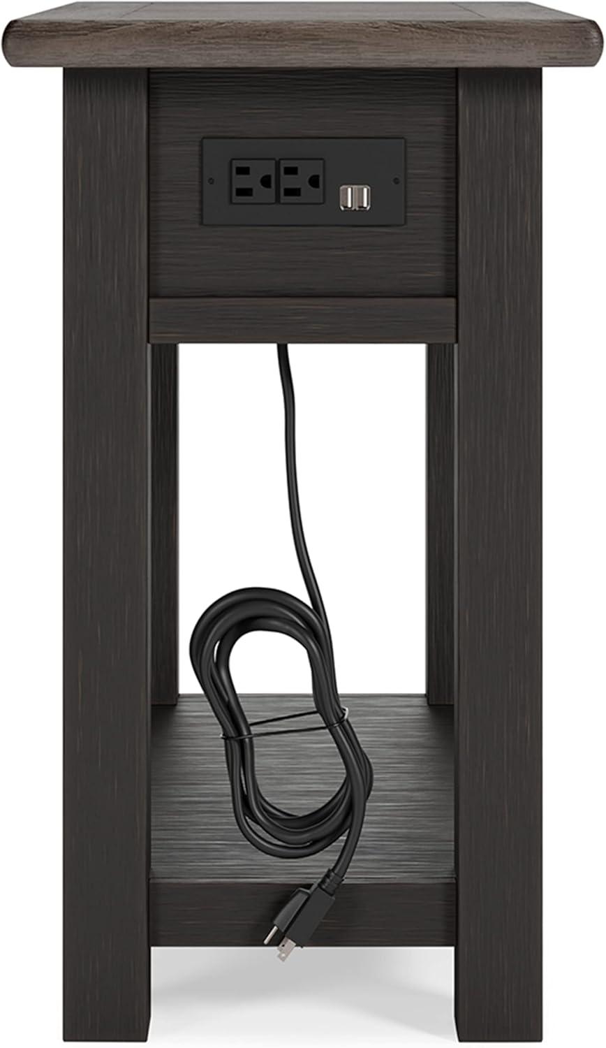 Signature Design by Ashley Casual Tyler Creek Chairside End Table Two-tone