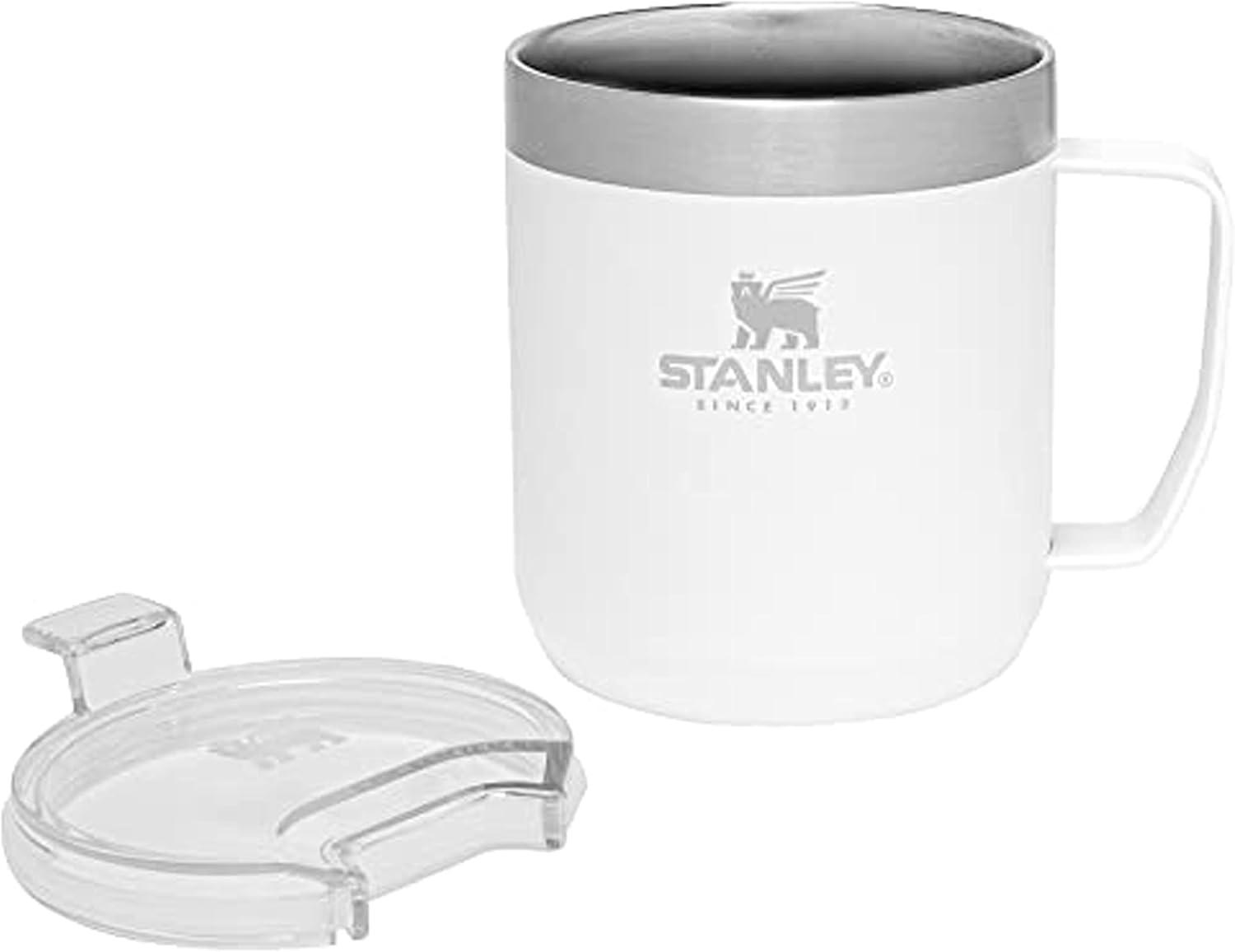Polar White Stainless Steel Travel Mug with Tritan Lid