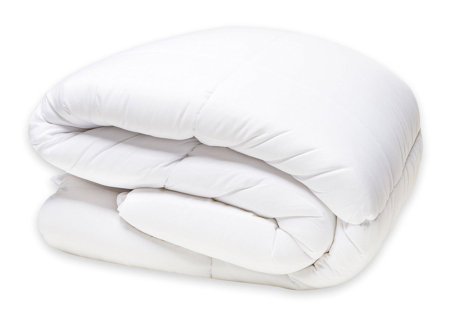 White Queen Size Microfiber All-Season Comforter