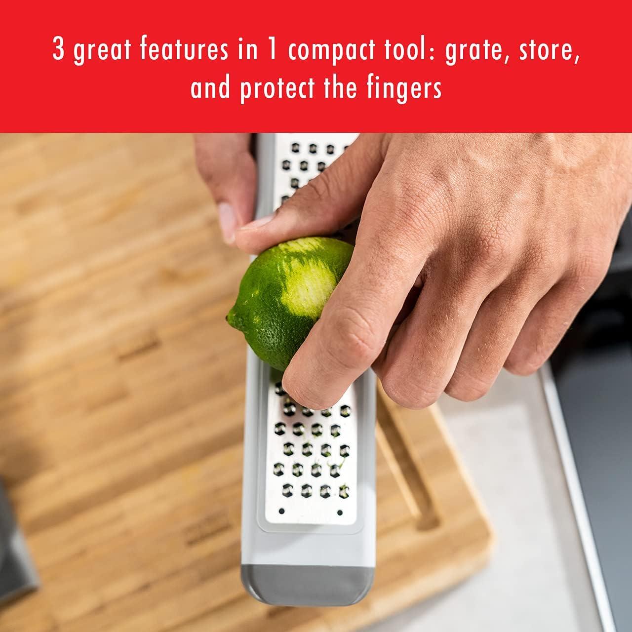 Zwilling Z-Cut Fine Grater with Storage Tray and Finger Guard