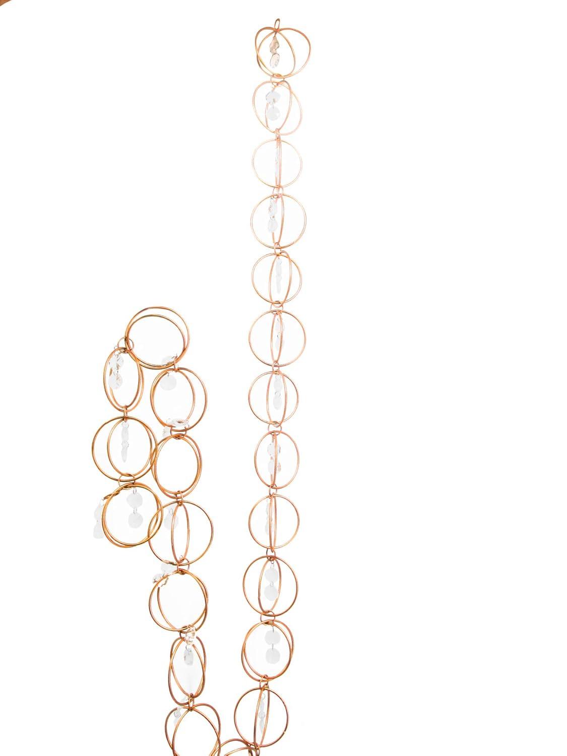 Lilac Lane and Home 8.5 in Copper Colored Rain Chain