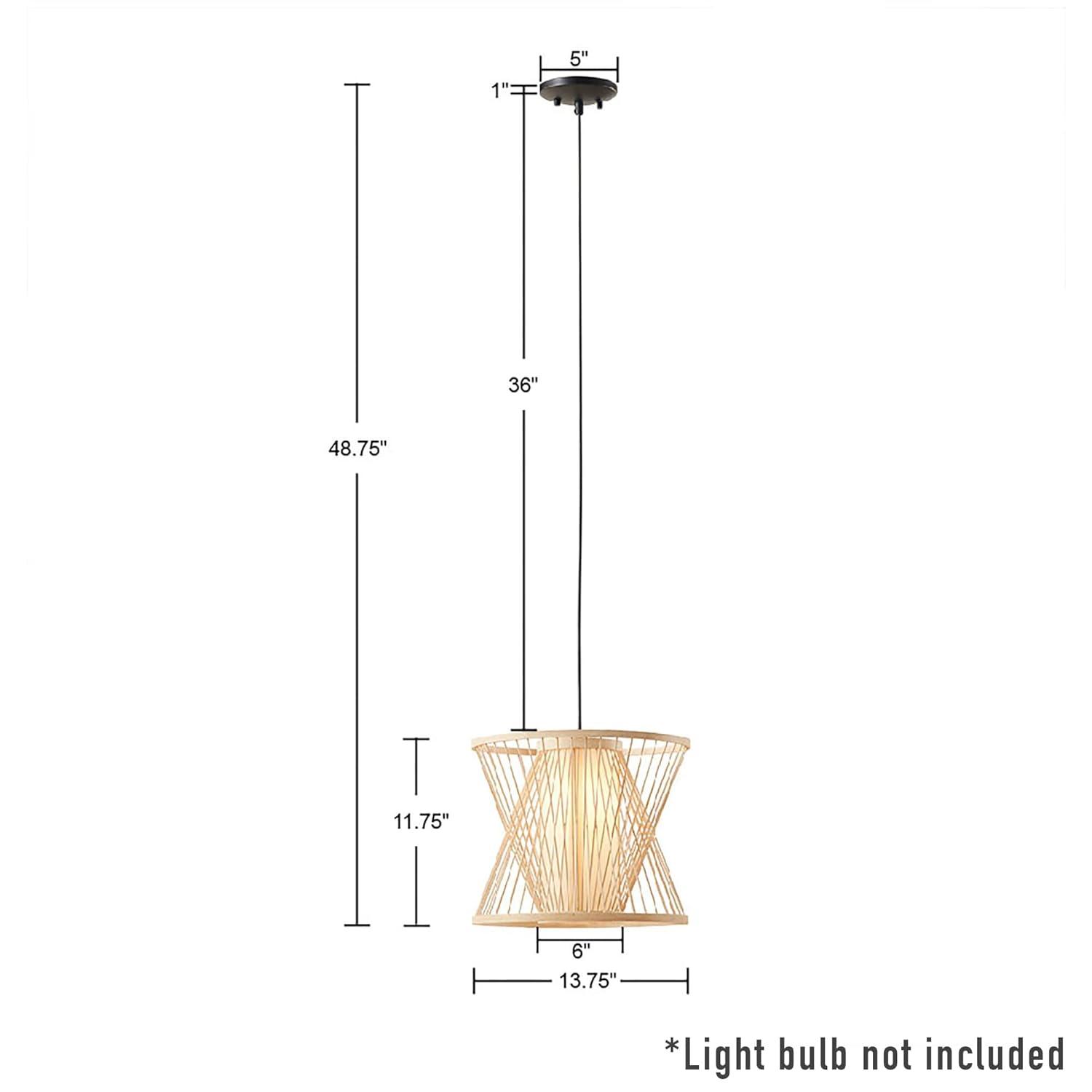 510 Design Geometric Bamboo Pendant